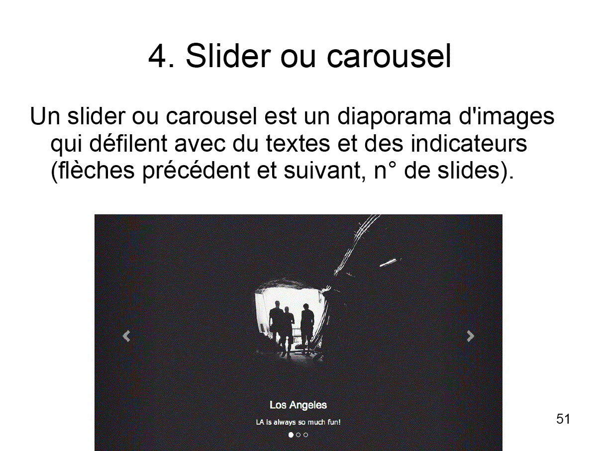 Cours 03 - Bootstrap carousel