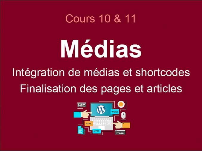 Cours WordPress - Médiathèque